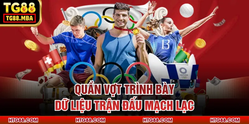 Quần vợt trình bày dữ liệu trận đấu mạch lạc